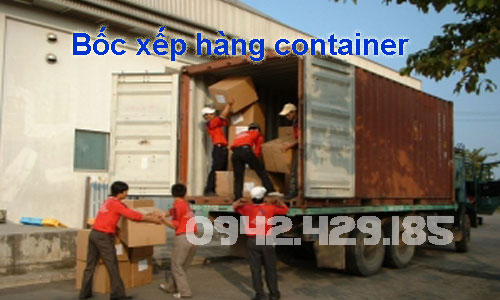 bốc xếp container